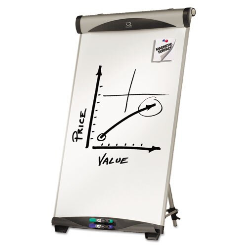 Euro Magnetic Presentation Easel, 27 X 39, White Euro Magnetic Presentation Easel, 27 X 39, White