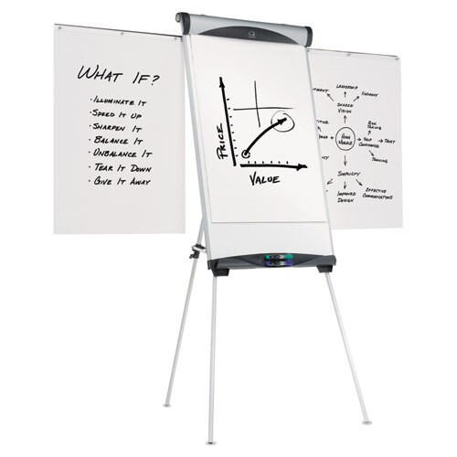 Euro Magnetic Presentation Easel, 27 X 39, White Euro Magnetic Presentation Easel, 27 X 39, White