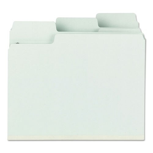 Supertab Pressboard 2-fastener Folders With Two Safeshield Coated Fasteners, 1/3-cut Tabs, Letter Size, Gray-green, 25/box Supertab Pressboard 2-fastener Folders With Two Safeshield Coated Fasteners, 1/3-cut Tabs, Letter Size, Gray-green, 25/box