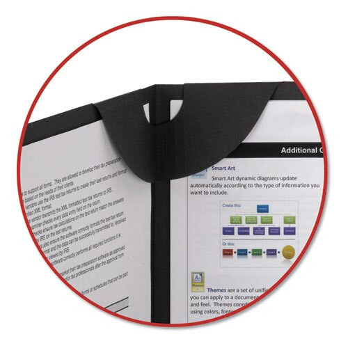 Lockit Two-pocket Folder, Textured Paper, 11 X 8 1/2, Black, 25/box Lockit Two-pocket Folder, Textured Paper, 11 X 8 1/2, Black, 25/box
