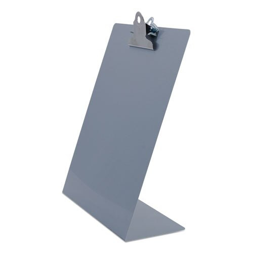 Free Standing Clipboard, Portrait, 1" Clip Capacity, 8.5 X 11 Sheets, Silver Free Standing Clipboard, Portrait, 1" Clip Capacity, 8.5 X 11 Sheets, Silver