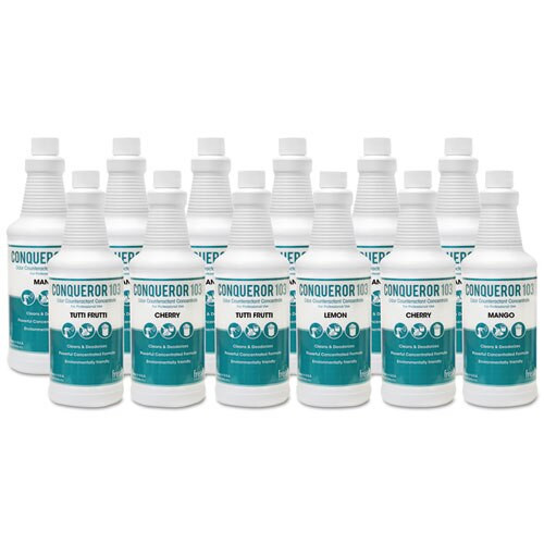 Conqueror 103 Odor Counteractant Concentrate, Mango, 32 Oz Bottle, 12/carton Conqueror 103 Odor Counteractant Concentrate, Mango, 32 Oz Bottle, 12/carton