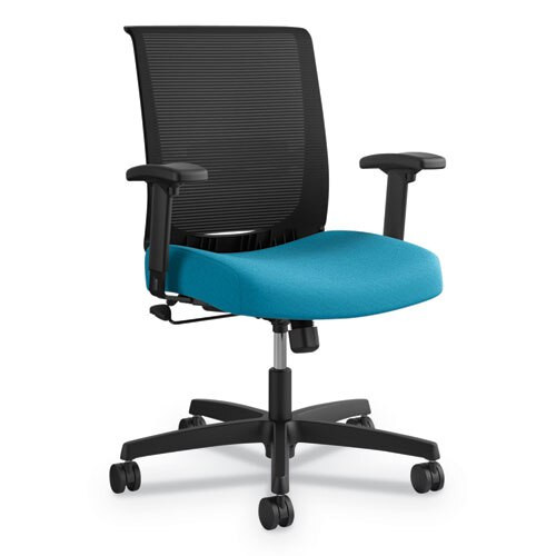 Convergence Mid-back Task Chair With Syncho-tilt Control With Seat Slide, Supports Up To 275 Lbs, Red Seat, Black Back/base Convergence Mid-back Task Chair With Syncho-tilt Control With Seat Slide, Supports Up To 275 Lbs, Red Seat, Black Back/base