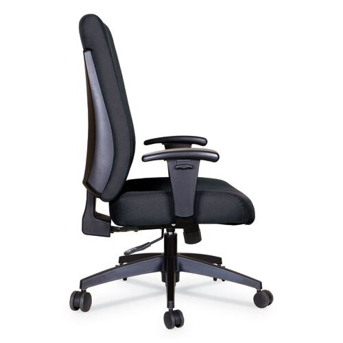 Alera Wrigley Series High Performance High-back Synchro-tilt Task Chair, Up To 275 Lbs, Black Seat/back, Black Base Alera Wrigley Series High Performance High-back Synchro-tilt Task Chair, Up To 275 Lbs, Black Seat/back, Black Base