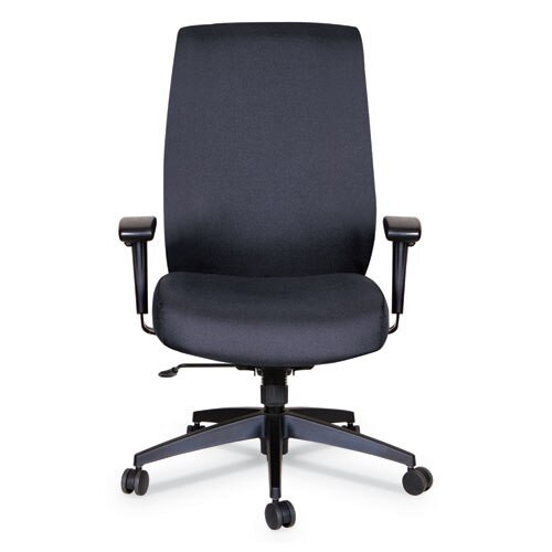 Alera Wrigley Series High Performance High-back Synchro-tilt Task Chair, Up To 275 Lbs, Black Seat/back, Black Base Alera Wrigley Series High Performance High-back Synchro-tilt Task Chair, Up To 275 Lbs, Black Seat/back, Black Base
