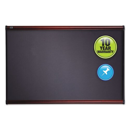 Prestige Bulletin Board, Diamond Mesh Fabric, 72 X 48, Gray/mahogany Frame Prestige Bulletin Board, Diamond Mesh Fabric, 72 X 48, Gray/mahogany Frame