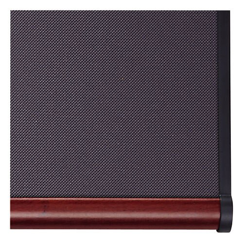 Prestige Bulletin Board, Diamond Mesh Fabric, 72 X 48, Gray/mahogany Frame Prestige Bulletin Board, Diamond Mesh Fabric, 72 X 48, Gray/mahogany Frame