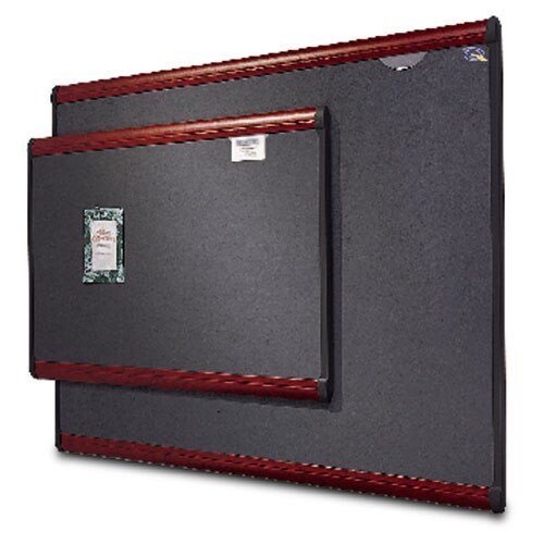Prestige Bulletin Board, Diamond Mesh Fabric, 72 X 48, Gray/mahogany Frame Prestige Bulletin Board, Diamond Mesh Fabric, 72 X 48, Gray/mahogany Frame