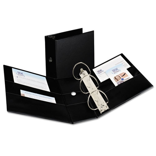 Durable Non-view Binder With Durahinge And Ezd Rings, 3 Rings, 5" Capacity, 11 X 8.5, Black Durable Non-view Binder With Durahinge And Ezd Rings, 3 Rings, 5" Capacity, 11 X 8.5, Black