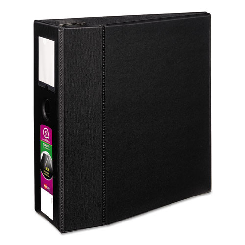Durable Non-view Binder With Durahinge And Ezd Rings, 3 Rings, 5" Capacity, 11 X 8.5, Black Durable Non-view Binder With Durahinge And Ezd Rings, 3 Rings, 5" Capacity, 11 X 8.5, Black