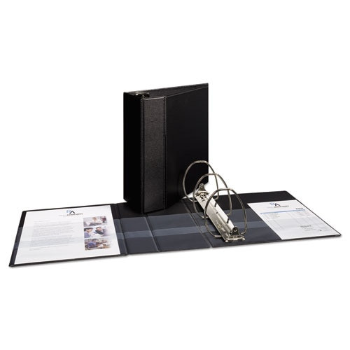 Durable Non-view Binder With Durahinge And Ezd Rings, 3 Rings, 5" Capacity, 11 X 8.5, Black Durable Non-view Binder With Durahinge And Ezd Rings, 3 Rings, 5" Capacity, 11 X 8.5, Black
