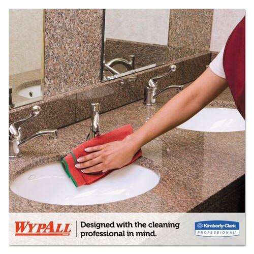 Microfiber Cloths, Reusable, 15 3/4 X 15 3/4, Red, 6/pk, 4 Pk/ct Microfiber Cloths, Reusable, 15 3/4 X 15 3/4, Red, 6/pk, 4 Pk/ct