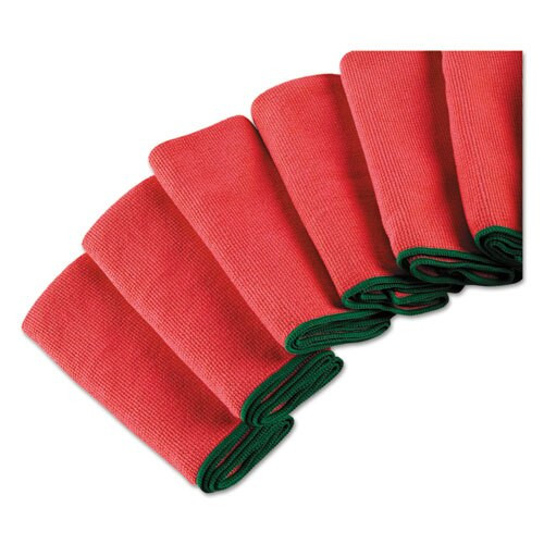 Microfiber Cloths, Reusable, 15 3/4 X 15 3/4, Red, 6/pk, 4 Pk/ct Microfiber Cloths, Reusable, 15 3/4 X 15 3/4, Red, 6/pk, 4 Pk/ct