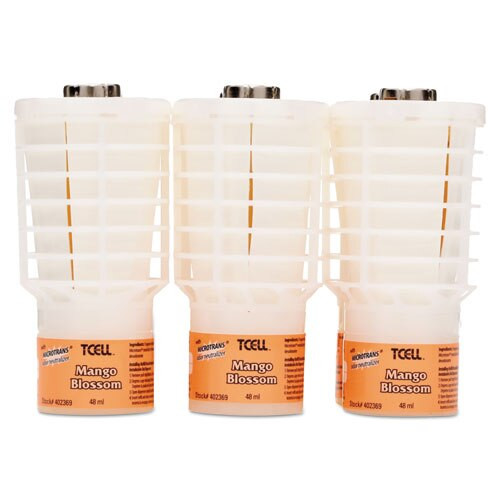 Tcell Microtrans Odor Neutralizer Refill, Mango Blossom, 48 Ml, 6/carton Tcell Microtrans Odor Neutralizer Refill, Mango Blossom, 48 Ml, 6/carton