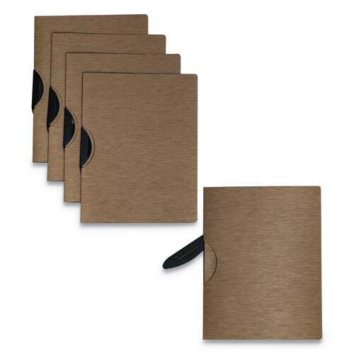 Modern Metallic Executive Style Report Cover, 8 1/2" X 11", Bronze, 5/pack Modern Metallic Executive Style Report Cover, 8 1/2" X 11", Bronze, 5/pack