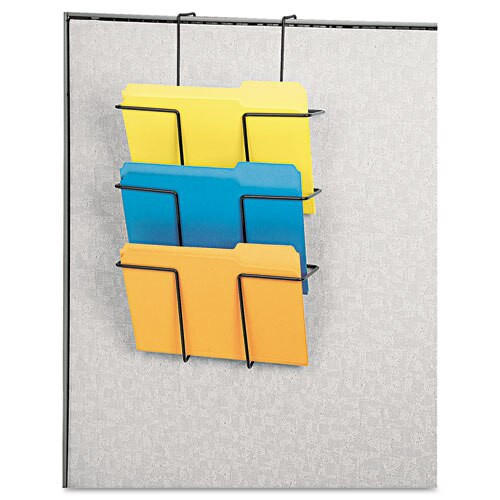 Wire Partition Additions Three-pocket Organizer, 12 5/8 X 23 1/4, Black Wire Partition Additions Three-pocket Organizer, 12 5/8 X 23 1/4, Black