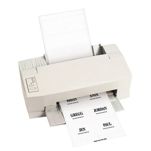 Name Badge Inserts, 4 X 3, White, 60/pack Name Badge Inserts, 4 X 3, White, 60/pack