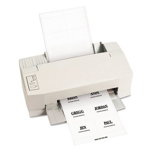 Name Badge Inserts, 4 X 3, White, 60/pack Name Badge Inserts, 4 X 3, White, 60/pack