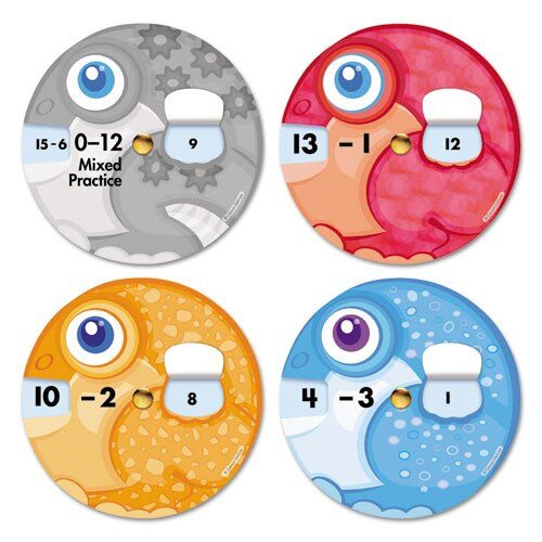 Ez-spin, Subtraction Game, Grades K-2, 18/pack Ez-spin, Subtraction Game, Grades K-2, 18/pack