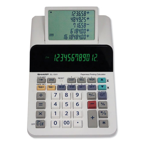 El-1501 Paperless Printing Calculator, 12-digit Lcd El-1501 Paperless Printing Calculator, 12-digit Lcd