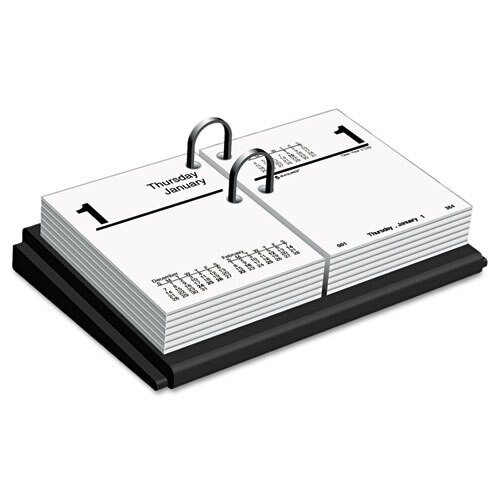 Desk Calendar Base, Black, 3" X 3 3/4" Desk Calendar Base, Black, 3" X 3 3/4"