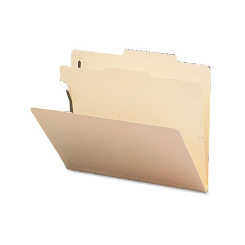 Manila Four- And Six-section Top Tab Classification Folders, 1 Divider, Legal Size, Manila, 10/box Manila Four- And Six-section Top Tab Classification Folders, 1 Divider, Legal Size, Manila, 10/box