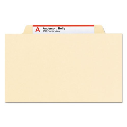 Manila Four- And Six-section Top Tab Classification Folders, 1 Divider, Legal Size, Manila, 10/box Manila Four- And Six-section Top Tab Classification Folders, 1 Divider, Legal Size, Manila, 10/box