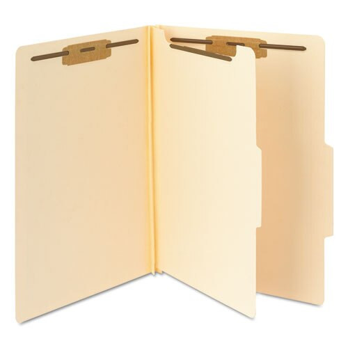 Manila Four- And Six-section Top Tab Classification Folders, 1 Divider, Legal Size, Manila, 10/box Manila Four- And Six-section Top Tab Classification Folders, 1 Divider, Legal Size, Manila, 10/box
