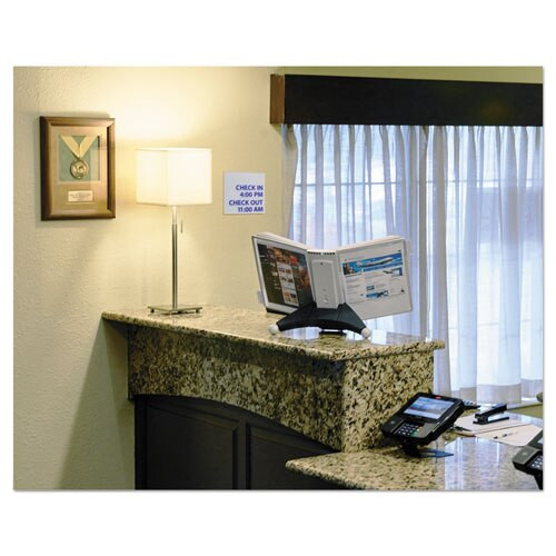 Sherpa Desk Reference System, 10 Panels, 10 X 5 7/8 X 13 1/2, Gray Borders Sherpa Desk Reference System, 10 Panels, 10 X 5 7/8 X 13 1/2, Gray Borders
