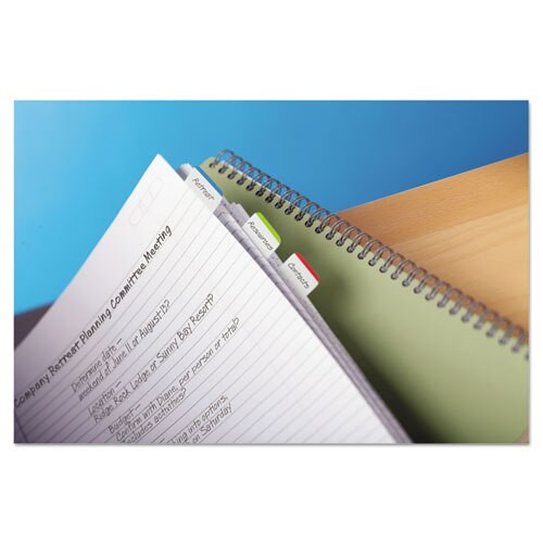 1" Tabs, 1/5-cut Tabs, Lined, Assorted Primary Colors, 1" Wide, 66/pack 1" Tabs, 1/5-cut Tabs, Lined, Assorted Primary Colors, 1" Wide, 66/pack