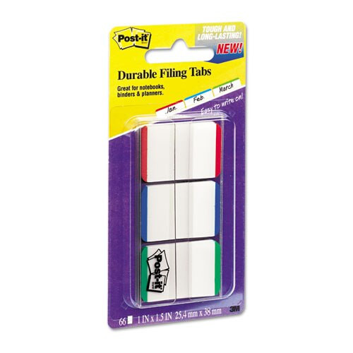 1" Tabs, 1/5-cut Tabs, Lined, Assorted Primary Colors, 1" Wide, 66/pack 1" Tabs, 1/5-cut Tabs, Lined, Assorted Primary Colors, 1" Wide, 66/pack
