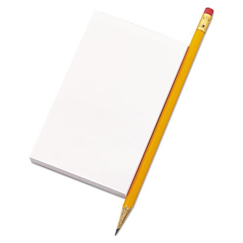 Scratch Pads, Unruled, 4 X 6, White, 100 Sheets, 12/pack Scratch Pads, Unruled, 4 X 6, White, 100 Sheets, 12/pack