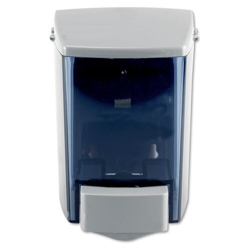Encore Bulk Foam Soap Dispenser, 30 Oz, 4.5" X 4" X 6.25", Gray/clear Encore Bulk Foam Soap Dispenser, 30 Oz, 4.5" X 4" X 6.25", Gray/clear