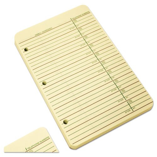 Looseleaf Phone/address Book, 1" Capacity, 5 1/2 X 8 1/2, Black Vinyl, 80 Sheets Looseleaf Phone/address Book, 1" Capacity, 5 1/2 X 8 1/2, Black Vinyl, 80 Sheets