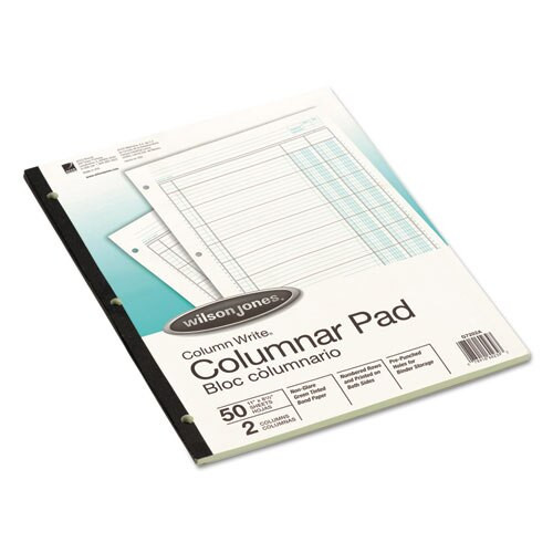 Accounting Pad, Five Eight-unit Columns, 8-1/2 X 11, 50-sheet Pad Accounting Pad, Five Eight-unit Columns, 8-1/2 X 11, 50-sheet Pad