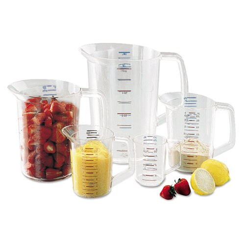 Bouncer Measuring Cup, 2qt, Clear Bouncer Measuring Cup, 2qt, Clear