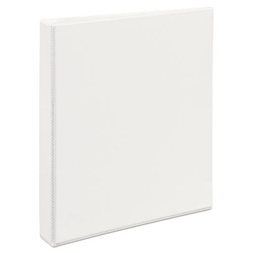 Durable View Binder With Durahinge And Ezd Rings, 3 Rings, 1" Capacity, 11 X 8.5, White Durable View Binder With Durahinge And Ezd Rings, 3 Rings, 1" Capacity, 11 X 8.5, White