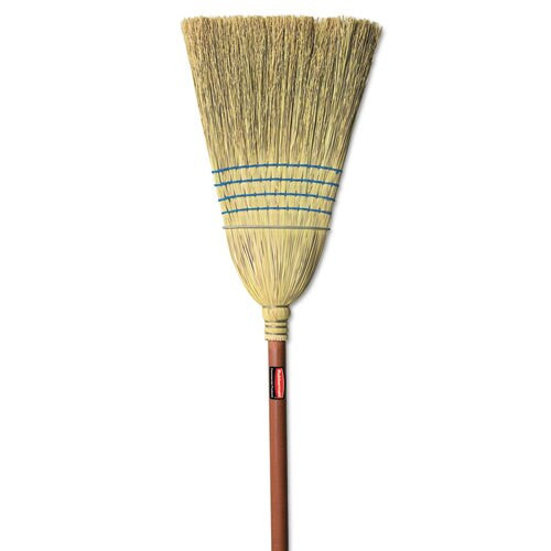 Warehouse Corn-fill Broom, 38-in Handle, Blue Warehouse Corn-fill Broom, 38-in Handle, Blue