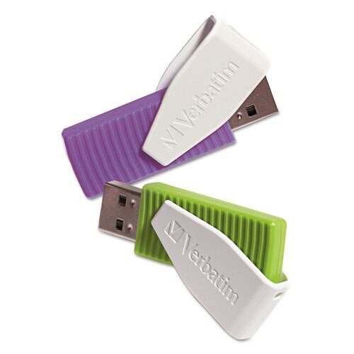 Store 'n' Go Swivel Usb Flash Drive, 16 Gb, Assorted Colors, 2/pack Store 'n' Go Swivel Usb Flash Drive, 16 Gb, Assorted Colors, 2/pack