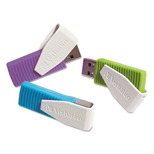 Store 'n' Go Swivel Usb Flash Drive, 16 Gb, Assorted Colors, 2/pack Store 'n' Go Swivel Usb Flash Drive, 16 Gb, Assorted Colors, 2/pack
