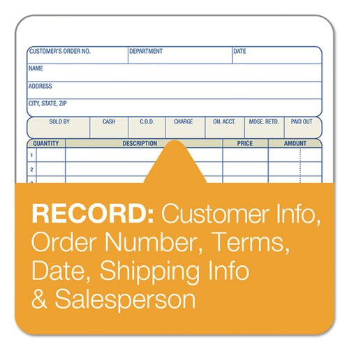 2-part Sales Book, 7 15/16 X 5 9/16, Carbonless, 50 Sets/book 2-part Sales Book, 7 15/16 X 5 9/16, Carbonless, 50 Sets/book