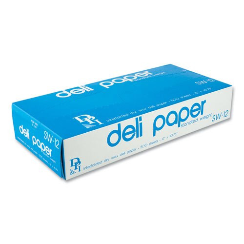 Interfolded Deli Sheets, 12" X 10 3/4", 500 Sheets/box, 12 Boxes/carton Interfolded Deli Sheets, 12" X 10 3/4", 500 Sheets/box, 12 Boxes/carton
