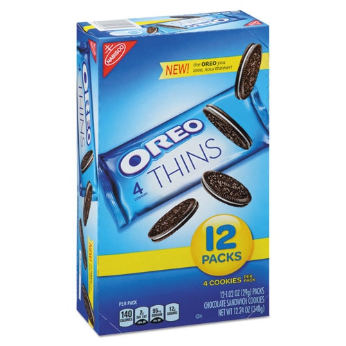 Oreo Cookies Single Serve Packs, Chocolate, 1.02 Oz Pack, 12/box Oreo Cookies Single Serve Packs, Chocolate, 1.02 Oz Pack, 12/box