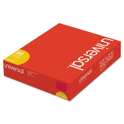 Deluxe Reinforced Top Tab Folders With Two Fasteners, 1/3-cut Tabs, Letter Size, Red, 50/box Deluxe Reinforced Top Tab Folders With Two Fasteners, 1/3-cut Tabs, Letter Size, Red, 50/box