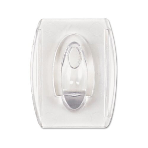 Clear Hooks And Strips, Plastic, Mini, 6 Hooks And 8 Strips/pack Clear Hooks And Strips, Plastic, Mini, 6 Hooks And 8 Strips/pack