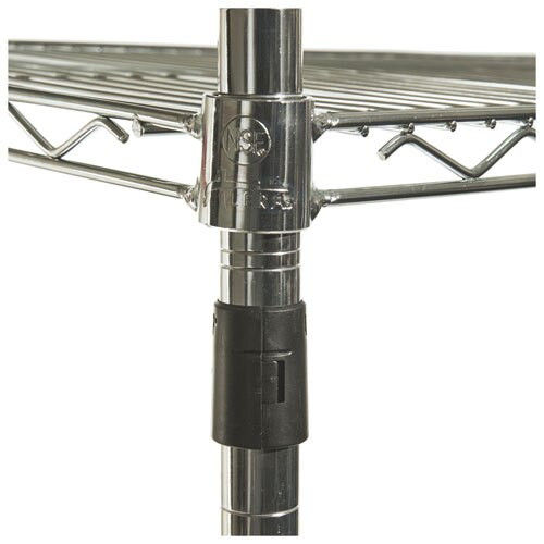 Nsf Certified Industrial 4-shelf Wire Shelving Kit, 36w X 24d X 72h, Silver Nsf Certified Industrial 4-shelf Wire Shelving Kit, 36w X 24d X 72h, Silver