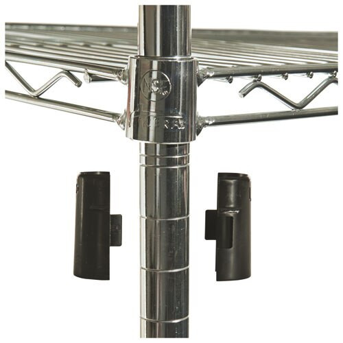 Nsf Certified Industrial 4-shelf Wire Shelving Kit, 36w X 24d X 72h, Silver Nsf Certified Industrial 4-shelf Wire Shelving Kit, 36w X 24d X 72h, Silver