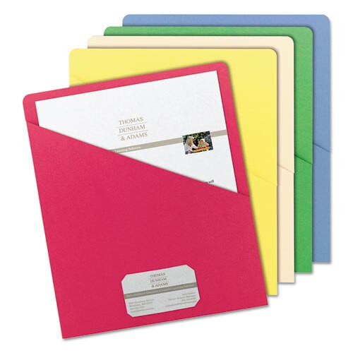 Organized Up Slash Jackets, Letter Size, Assorted Colors, 25/pack Organized Up Slash Jackets, Letter Size, Assorted Colors, 25/pack