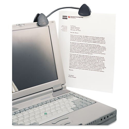 Flexclip Gooseneck Copyholder, Monitor/laptop Mount, Black Flexclip Gooseneck Copyholder, Monitor/laptop Mount, Black