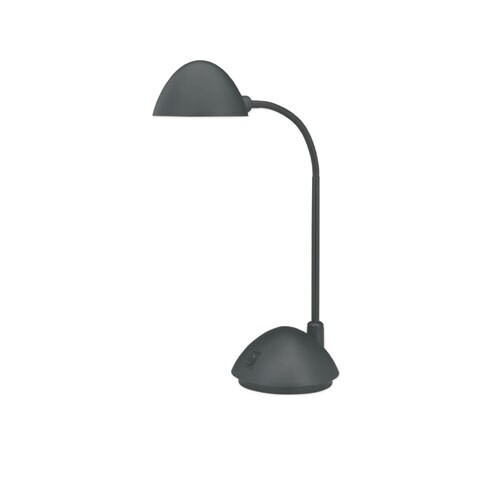 Led Task Lamp, 5.38"w X 9.88"d X 17"h, Black Led Task Lamp, 5.38"w X 9.88"d X 17"h, Black